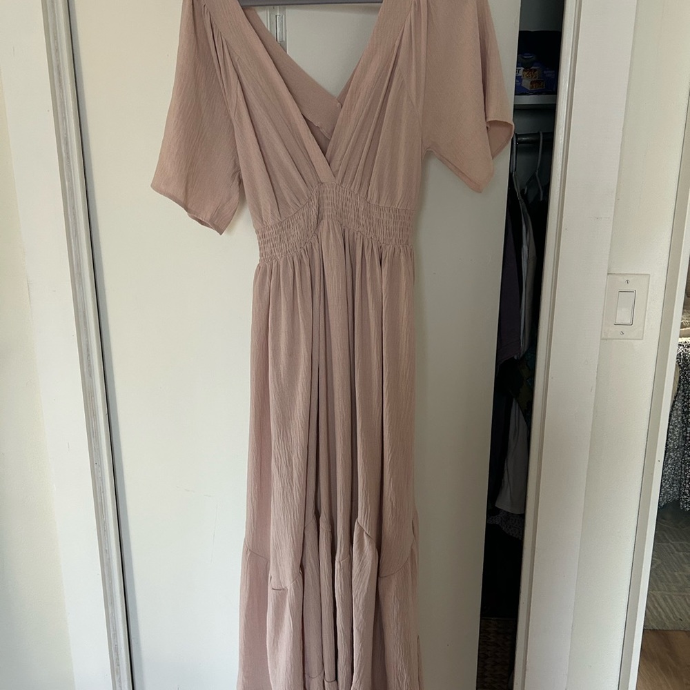 Baltic Born floor length pink dress! Worn once for bridal luncheon - Picture 5 of 5